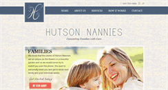 Desktop Screenshot of hutsonnannies.com